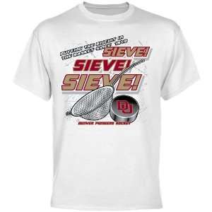  Denver Pioneers Sieve T Shirt   White
