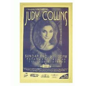  Judy Collins Handbill Denver Poster 