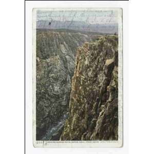   Royal Gorge from above, Royal Gorge, Colo 1898 1931