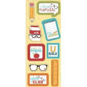  Imaginisce   Geek is Chic Collection   Chipboard Stickers 