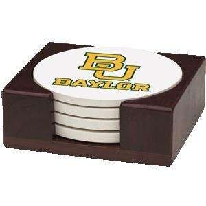  Baylor University Bears 4 Coaster Gift Set with 