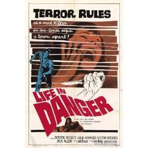 in Danger Movie Poster (27 x 40 Inches   69cm x 102cm) (1964)  (Derren 