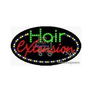  Hair Extension LED Sign 15 inch tall x 27 inch wide x 3.5 inch 