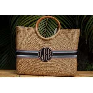  monogrammed becky basket bag