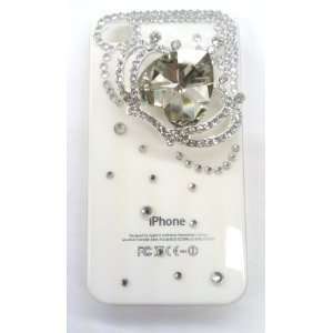    Big Heart with Crown design case for iphone 4 / 4S 