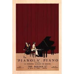 Le Pianola by Howard Berman 24x36 
