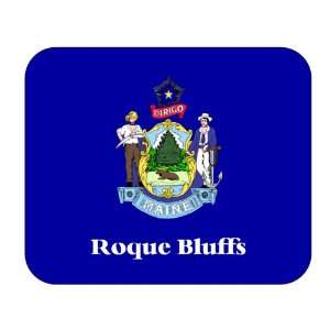  US State Flag   Roque Bluffs, Maine (ME) Mouse Pad 