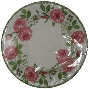   Paper Plates  Isabelles Roses Salad / Dessert Plates Kitchen