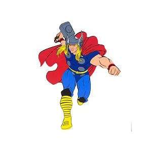  Marvel Foam Froomies Room Sticker   Thor Toys & Games