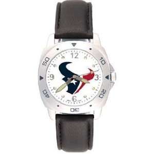  Houston Texans Mens Pro Leather Watch