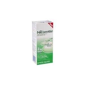  Nicorette Gum 2 Mg Kit, with Fresh Mint   40 ea Health 