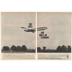   Rolls Royce Spey Jet Engine 2 Page Print Ad (43019)