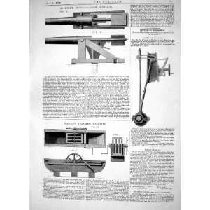  ENGINEERING 1863 BLAKELY BREECH LOADING ORDNANCE SEZILLE 
