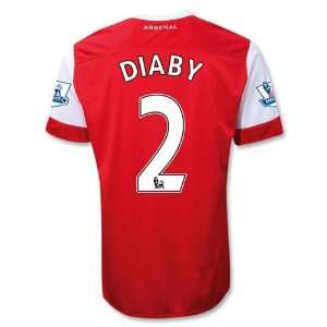  Arsenal 10/11 DIABY Home Soccer Jersey