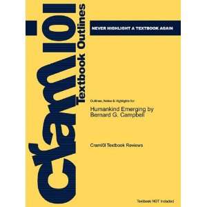  Studyguide for Humankind Emerging by Bernard G. Campbell 