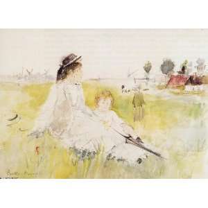  Hand Made Oil Reproduction   Berthe Morisot   24 x 18 