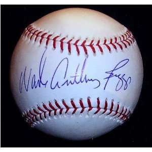 Wade Boggs Autographed Baseball Signed Wade Anthony Boggs  