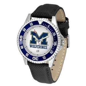  Michigan Wolverines Suntime Competitor Poly/Leather Band 