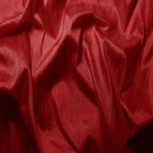  polyester fabric dupioni Garnet