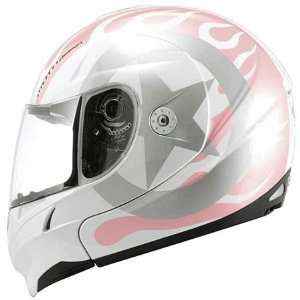  KBC FFR Retro Modular Helmet X Small  Pink Automotive
