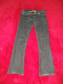 LOT 29 jrs 11 black Wash stretch BOOT cut jeans 30x31  