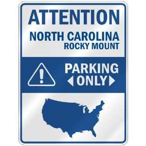  ATTENTION  ROCKY MOUNT PARKING ONLY  PARKING SIGN USA 