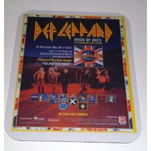  DEF LEPPARD Rock of Ages MOUSE PAD 