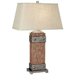  Rockledge Fruitwood Rustic Table Lamp