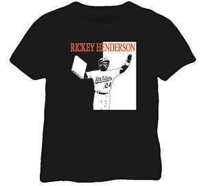 Rickey Henderson Baseball Legend T Shirt  