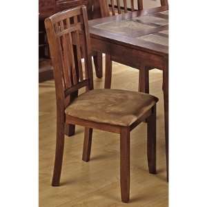  Rockland Contemporary Side Chair in Amaretto [Set of 2 