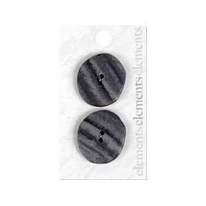  Blumenthal Button Elements Grey 2pc (3 Pack)