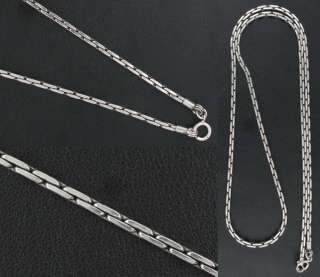  item no ans0192 name flat rice grain sterling silver chain necklace 