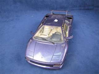 Burago Lamborghini Diablo 1990 118 Purple Die Cast  