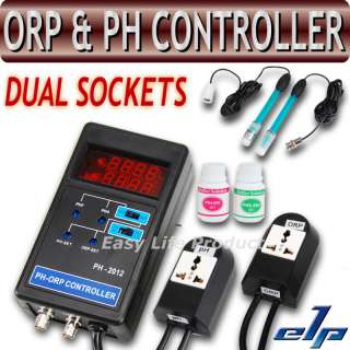 pH ORP Controller Monitor Meter 2 Socket Tester ±1999mV  