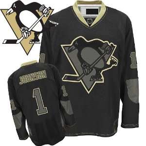  Pittsburgh Penguins Black Ice Jersey Brent Johnson Hockey 
