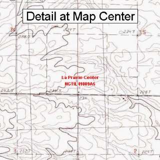  USGS Topographic Quadrangle Map   La Prairie Center 
