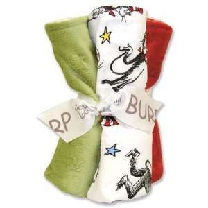  Dr Suess Cat in the Hat Baby Burp Cloth Gift Set Baby