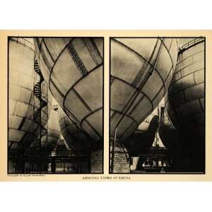  1930 Print Margaret Bourke White Ammonia Tanks Leuna 