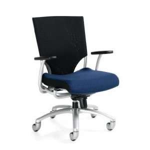  Global Ride High Back Pneumatic Chair with Synchro Knee 