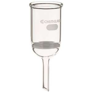 Chemglass CG 1402 10 Glass Buchner Filtering Funnel with Coarse Frit 