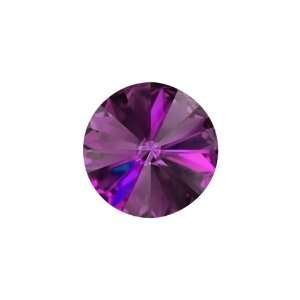  1122 12mm Rivoli Amethyst Arts, Crafts & Sewing