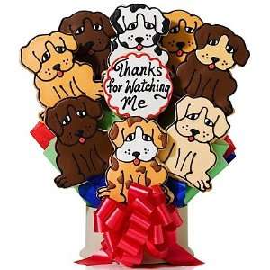 Puppy Love Cookie Bouquet   Great Dog Lover Gift  Grocery 