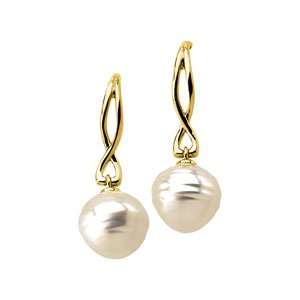  Designer Jewelry Gift 14K Yellow Gold South Sea Cultured Pearl 