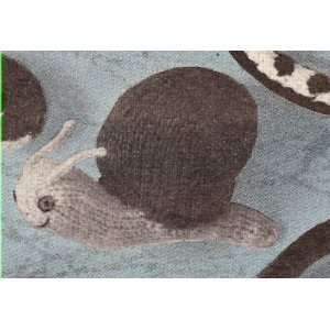 Vintage Knitting PATTERN to make   Sea Snail Stuffed Animal Baby Soft 