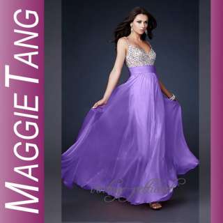 HOT SOLD ELEGANT Long Chiffon Evening Dresses/Formal/Prom Gown Size 6 
