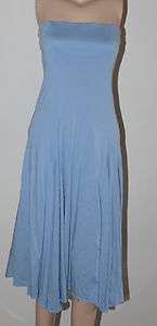 AUTH $138 Ralph Lauren Rugby Blue Cotton Dress  