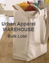 Heavy CANVAS GROCERY Tote Bags SHOP Natural BULK LOT  