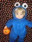 CLOTHES BITTY BABY COOKIE MONSTER HALLOWEEN COSTUME
