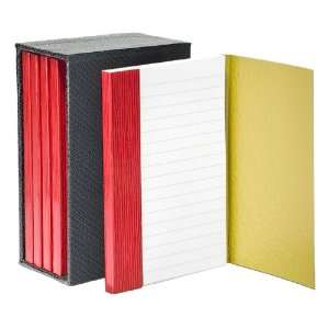  Vision By Gussco Plush Tuck Flap Note Pads Set, 3.5 x 5.25 