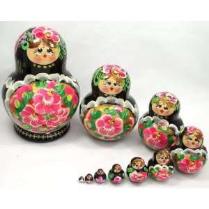  10 pcs. Russian Nesting Doll (#3097) 